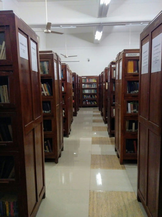 brown wooden bookcases
