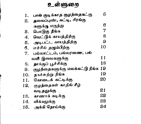 குழந்தைகளுக்கான நாட்டுவைத்தியம்