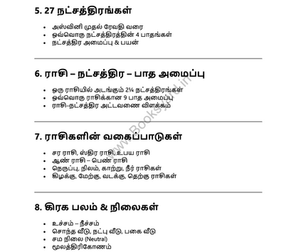 எவரும் ஜோதிடம் கற்கலாம் – எளிய தமிழ் வழிகாட்டி + Free 20 Jothidam Books