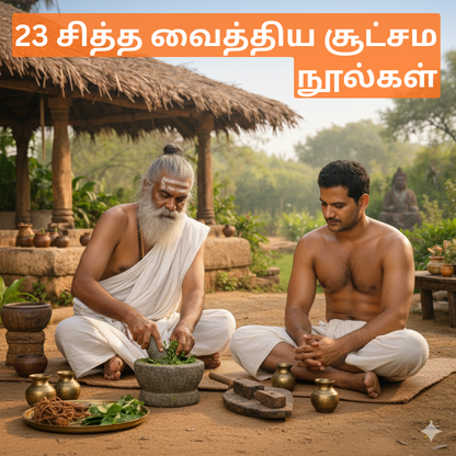 23 தொன்மையான சித்த வைத்திய சூட்சம நூல்கள்