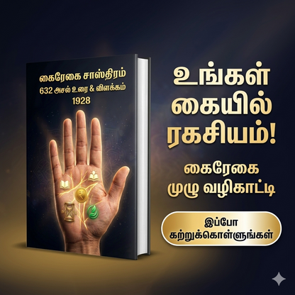 கைரேகை சாஸ்திரம் - 632 அசல் உரை + விளக்கம் - 1928
