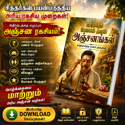 அற்புத யோகம் தரும் அஞ்சனங்கள் – சக்திவாய்ந்த ரகசிய முறைகள்